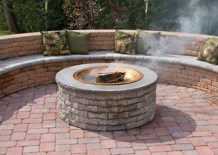 Outdoor Features Stone Depot, Outdoor Brick Fire Pit Kits