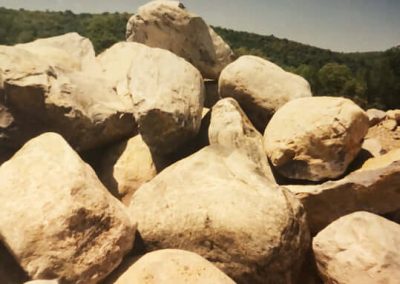 Large Brown River Boulders